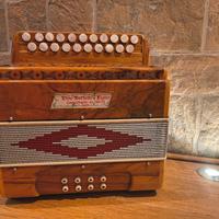Organetto Dino Baffetti 8 Bassi - Legno di Ulivo (