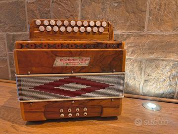 Organetto Dino Baffetti 8 Bassi - Legno di Ulivo (