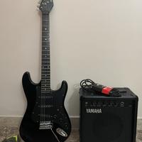 Chitarra elettrica Roytek + Amplificatore Yamaha