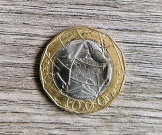 Moneta 1000 lire  con errore di conio