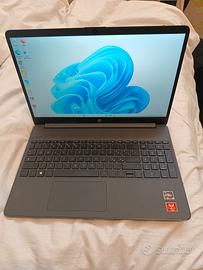HP Laptop Ryzen 5 SSD 8GB+ Borsa + Caricatore