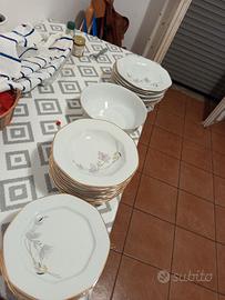 servizio piatti completo 10 persone Tognana vintag