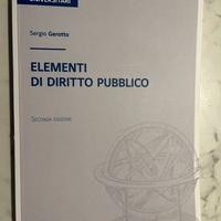 Libro elementi di diritto pubblico seconda edizion