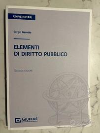 Libro elementi di diritto pubblico seconda edizion