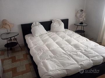 letto con rete e materasso + cassettone