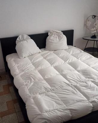 letto con rete e materasso + cassettone