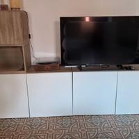 Ikea sistema componibile mobile tv besta lappviken
