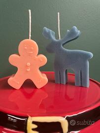 Set 2 candele natalizie profumate 🎄