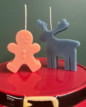 Set 2 candele natalizie profumate 🎄
