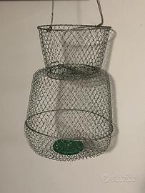 Nassa da pesca in metallo