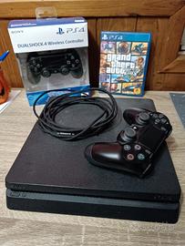 Playstation 4 slim 500gb + controller + gta V