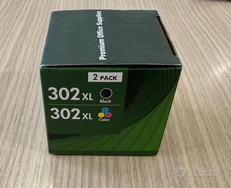 Cartucce compatibili HP 302XL nero e tricromia