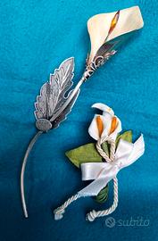 Calla smaltata La Doca in argento 925