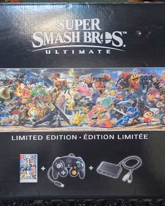 Super Smash Bros Ultimate Limited Edition completa