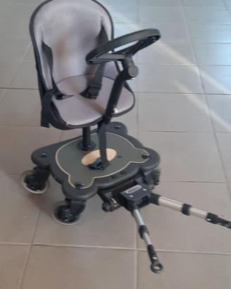 Pedana con seggiolino per passeggino