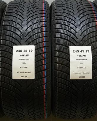 4 GOMME 245 45 19 NOKIAN BR1306