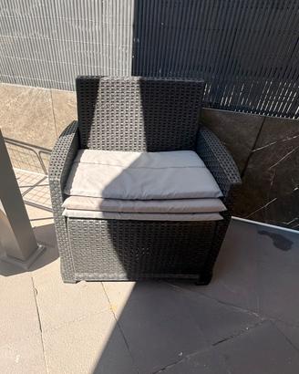 Set rattan