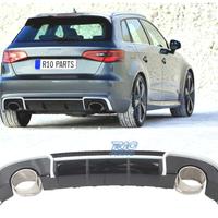 DIFFUSORE AUDI A3 8V 12-16 LOOK RS COLLETTORE DI S