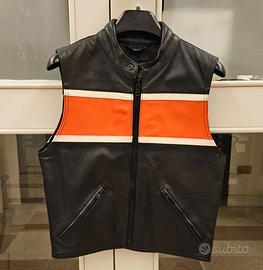 Gilet moto nero xs arancione