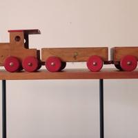 trenino antico legno 