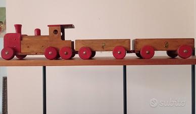 trenino antico legno 