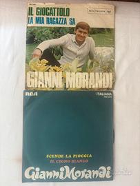 2 dischi vinile 45 giri Gianni Morandi