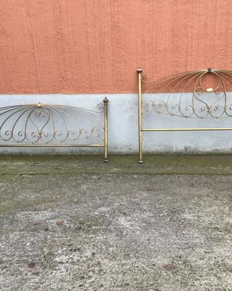 Letto matrimoniale in ottone fatto a mano