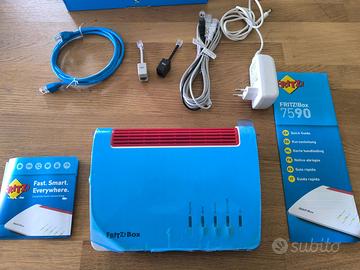 Modem Router Fritzbox 7590 FTTH FTTC VDSL ADSL