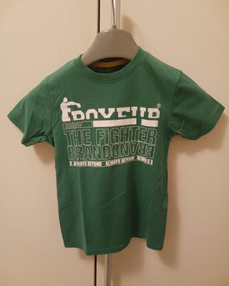 T.shirt verde marca Boxeur anni 8 ba