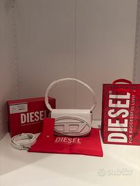 borsa diesel bianca, nuova con. cartellino