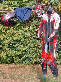 tuta intera + casco + guanti 