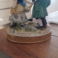 Coppia in porcellana Capodimonte 