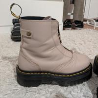Dr. Martens Jetta Donna in pelle beige