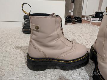 Dr. Martens Jetta Donna in pelle beige