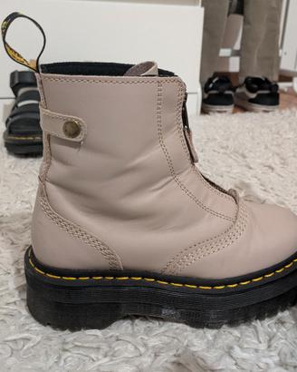 Dr. Martens Jetta Donna in pelle beige