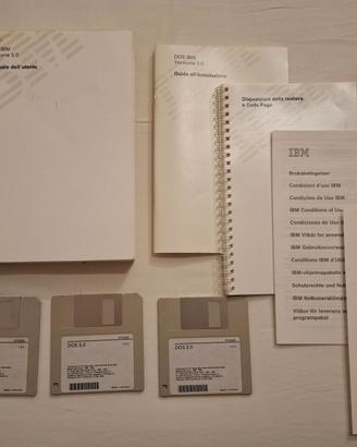 IBM DOS 5.0 Software vintage per collezionismo