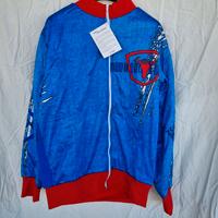 Giacca Ciclismo Vintage Nalini Spark Blu Rosso - L