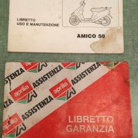 libretto uso e manutenzione Aprilia amico 50