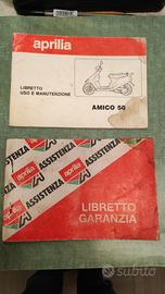 libretto uso e manutenzione Aprilia amico 50