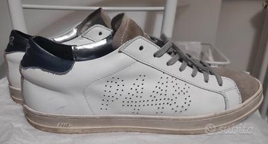 Sneakers scarpe P448 bianco/blu Tg.44