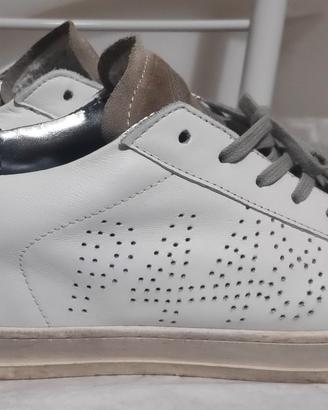 Sneakers scarpe P448 bianco/blu Tg.44