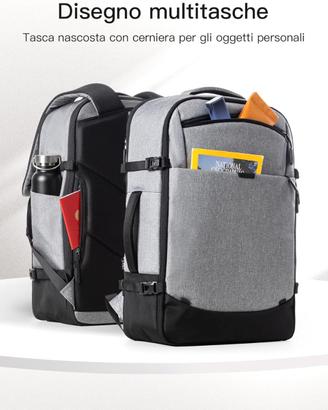 Zaino Viaggio Espandibile, Bagaglio a Mano