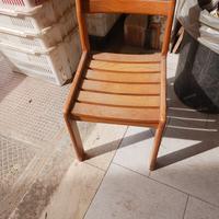 sedie in vero legno