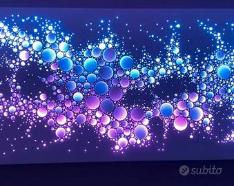 Quadro moderno con luci LED-233 X 105cm