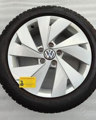 Kit Cerchi Originali VW Golf Gomme Invernali