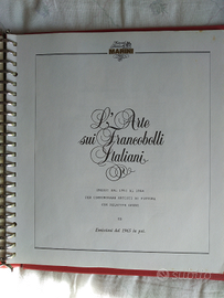 Album francobolli "L'arte nei francobolli italiani