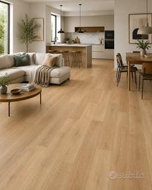 Pavimenti SPC effetto legno rovere 3D 18x122