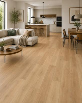 Pavimenti SPC effetto legno rovere 3D 18x122