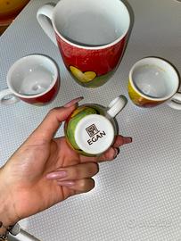 Set di tazzine e tazza per il thé Egan