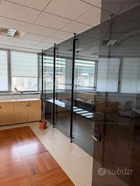 Pareti divisorie da ufficio in vetro